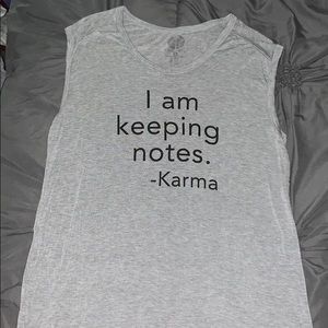 Grey Karma shirt